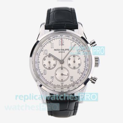 Swiss Replica TW Factory Patek Philippe Complications 7750 Watch with White Dial 